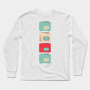 Retro Music Collection Long Sleeve T-Shirt